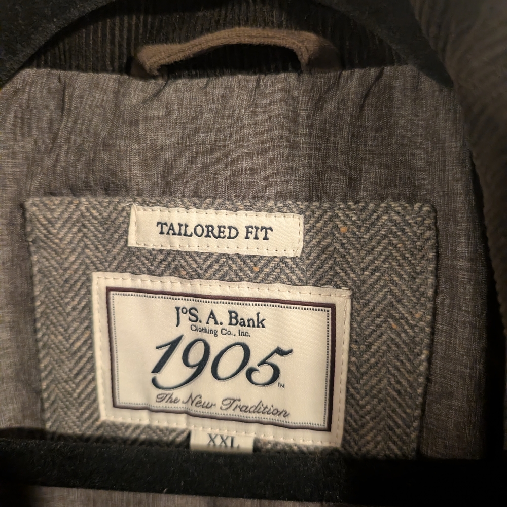Jos. A. Bank 1905 Tailored Fit Men's Gray Jacket